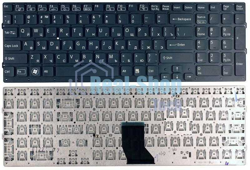 Клавиатура для ноутбука Sony Vaio VPC-CB VPC-CB17 черная