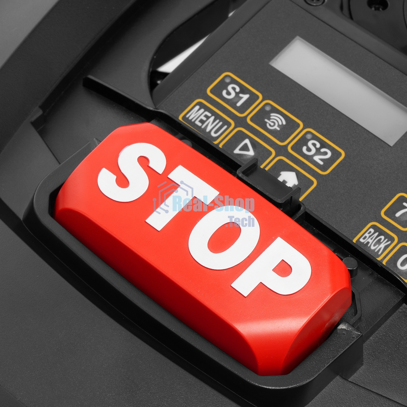 Робот-газонокосилка Denzel Grass Master 1000, ультразвуковой датчик, 3 Ач, LCD дисплей, Wi-Fi