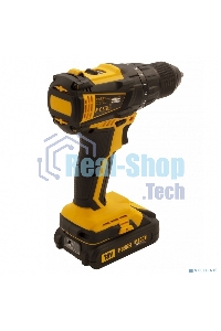 Дрель-шуруповерт аккумуляторная Denzel BLDL-IB-18-02, 18В, 2 АКБ, Кейс