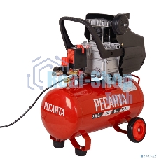 Компрессор поршневой Ресанта КП-24/260М масляный 260л/мин 24л 2000Вт красный/черный