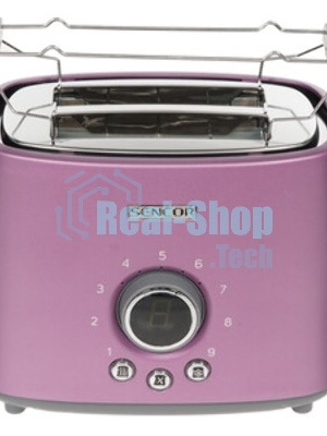 Тостер Sencor STS 6054RD красный, 1000 Вт, 2 слота
