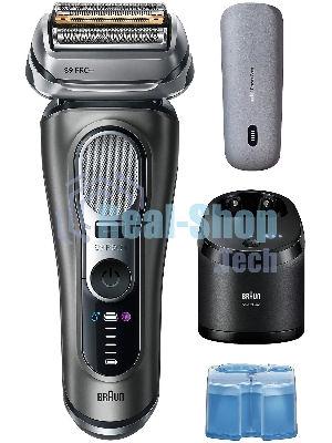 Бритва электрическая сетчатая Braun 9675cc питан.:элек.сеть/аккум. серебристый