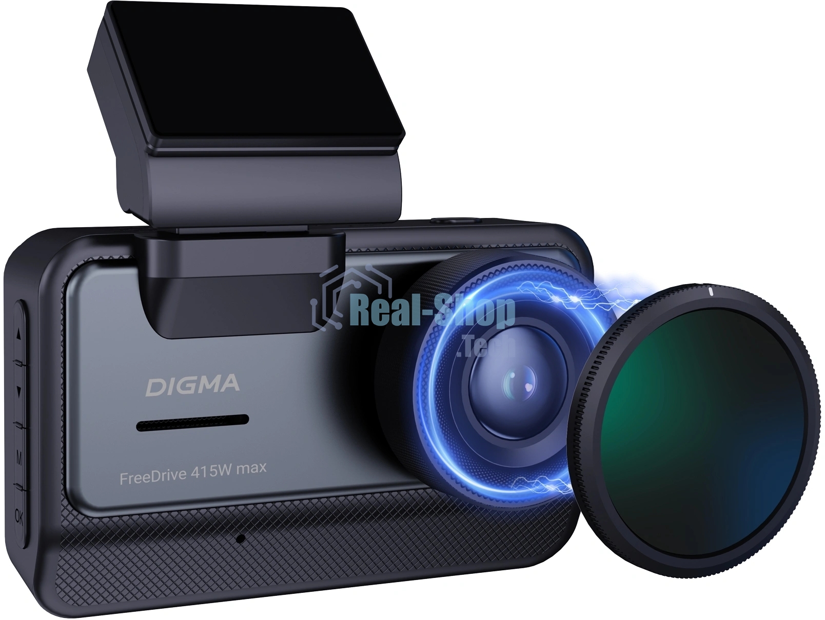 Видеорегистратор Digma FreeDrive 415W max черный 8Mpix 2160x3840 170гр. Allwinner