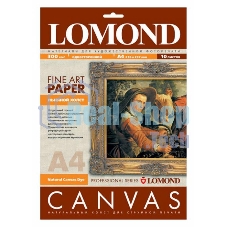 Холст Lomond 0908411 A4/300г/м2/10л./белый матовое лен для струйной печати