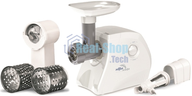 Мясорубка электрическая Ротор Альфа ЭМШ 35/250-2 1500Вт белый