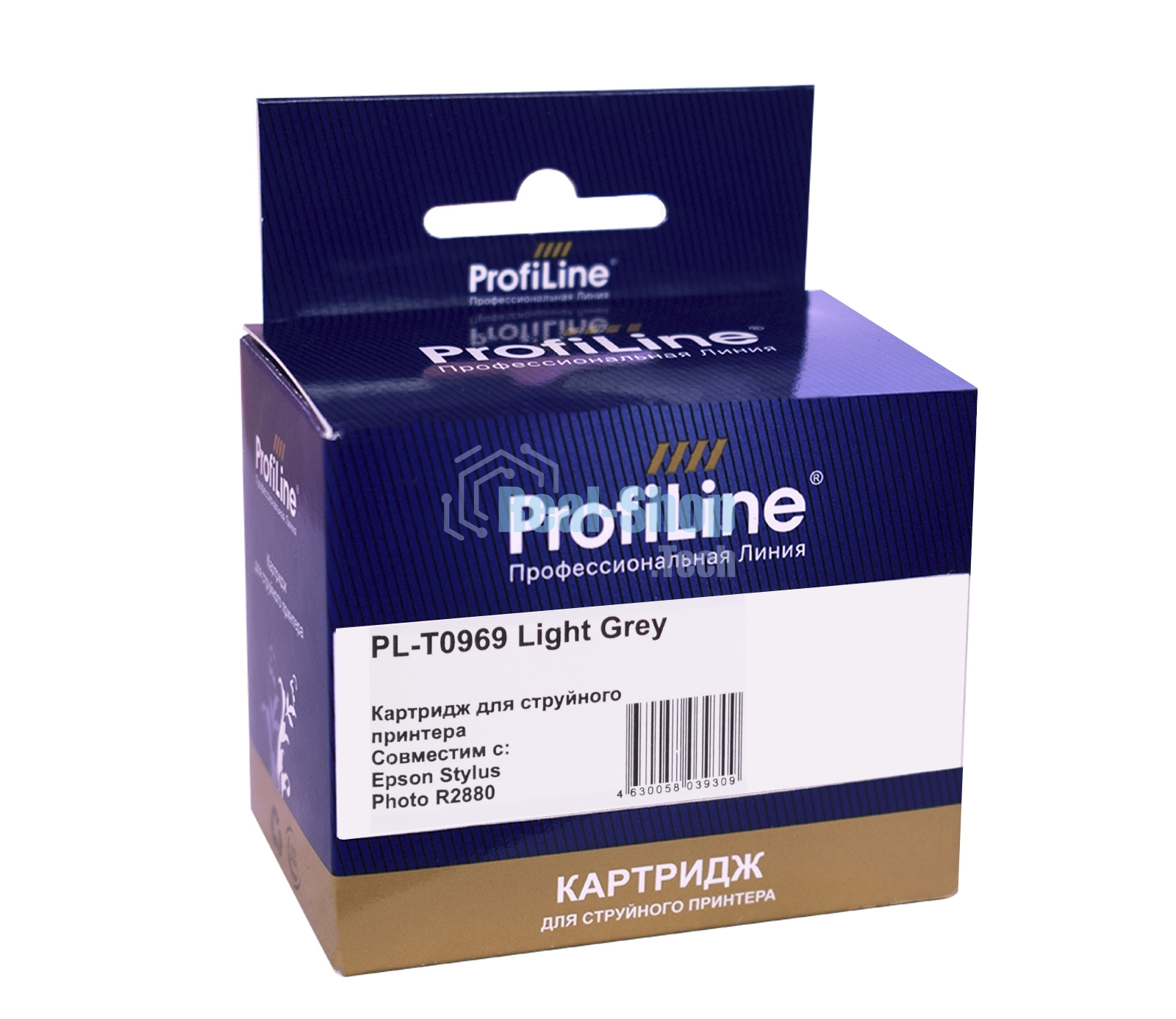 Картридж струйный ProfiLine PL-T0969 для принтеров Epson Stylus Photo R2880 с чернилами Light Grey 11,4 мл