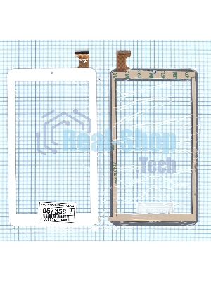 Сенсорное стекло (тачскрин) для Acer Iconia One B1-770, белое