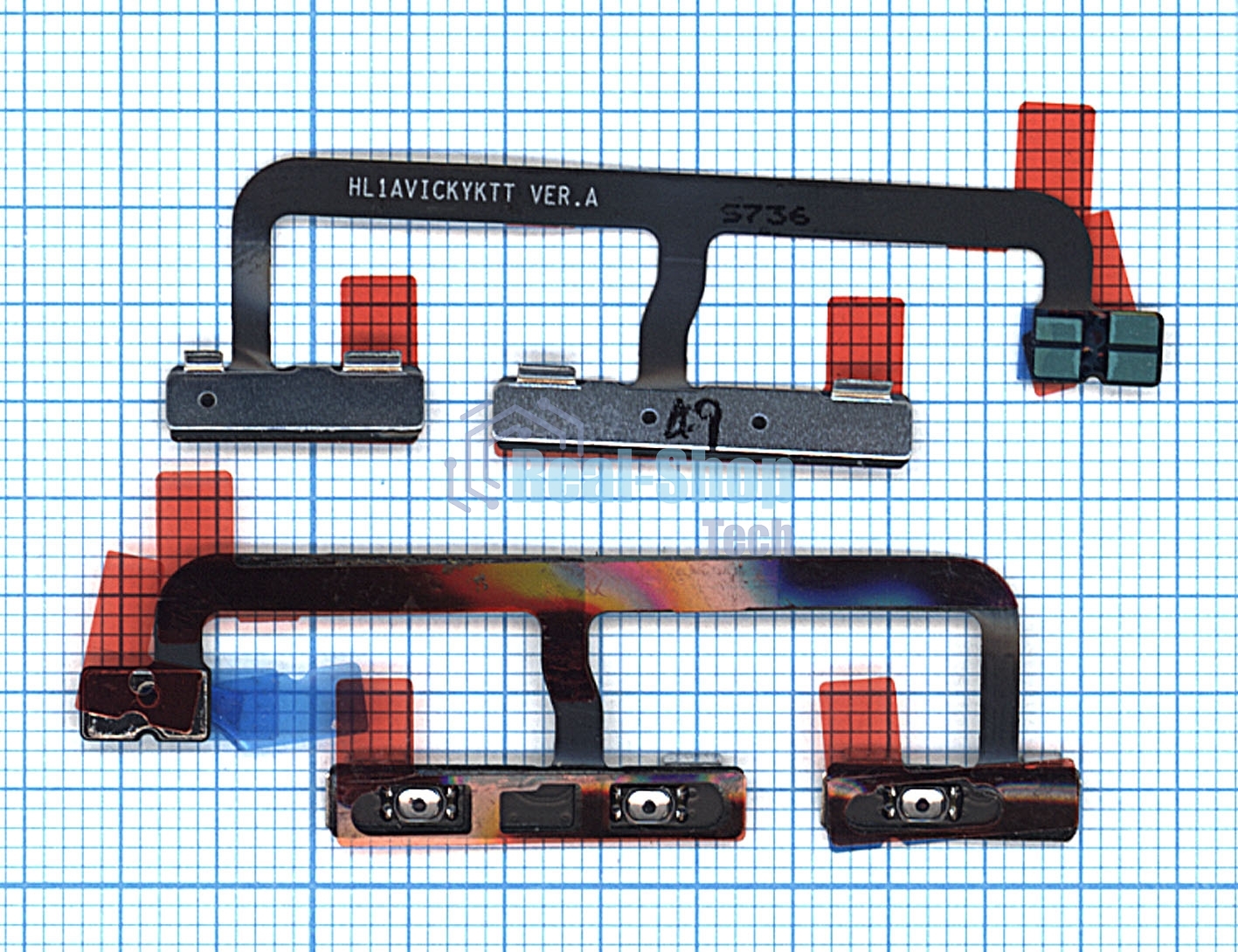 Шлейф кнопки включения и громкости для Huawei P10 Plus