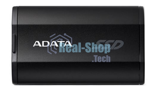 Внешний SSD ADATA SD810, 1TB, USB 3.2 Gen 2x2 Type-C, R/W 2000/2000, черный