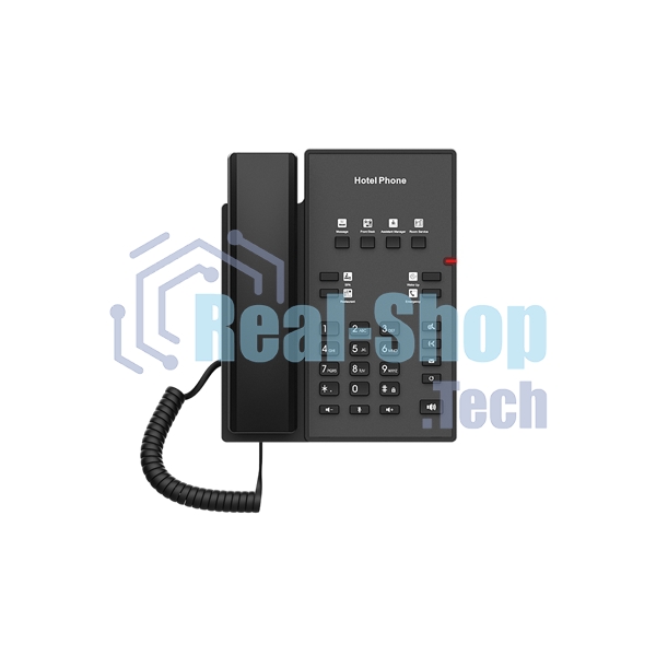 Телефон IP Fanvil H1 черный (H1 HOTEL PHONE) (упак.:1шт)