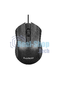 Мышь проводная ExeGate Professional Standard SH-8012L черный, 1000 dpi, USB, кнопки - 3