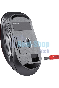 Мышь беспроводная Defender Gassa MM-105 черный, 1600 dpi, радиоканал, USB, кнопки - 6