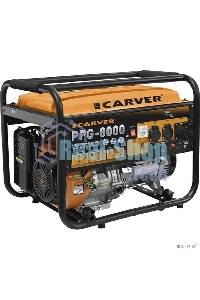 Электрогенератор бензиновый Carver PPG-8000, 6.5 кВт, 78 дБ, 81 кг