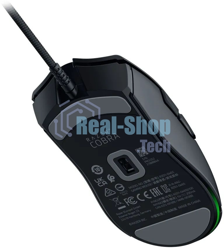 Мышь проводная Razer Cobra черный, 8500 dpi, USB, кнопки - 6