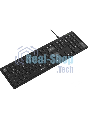 Клавиатура A4Tech FX55 черный USB slim Multimedia кабель 1.5м