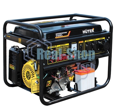 Электрогенератор бензиновый Huter DY8000LX-3, 7 кВт, 91 дБ, 74.8 кг