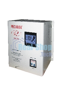 Стабилизатор напряжения Ресанта АСН-8 000 Н/1-Ц 63/6/17 Стабилизатор Lux 220В±8%, Габ. 305х190х360, Вес 15кг