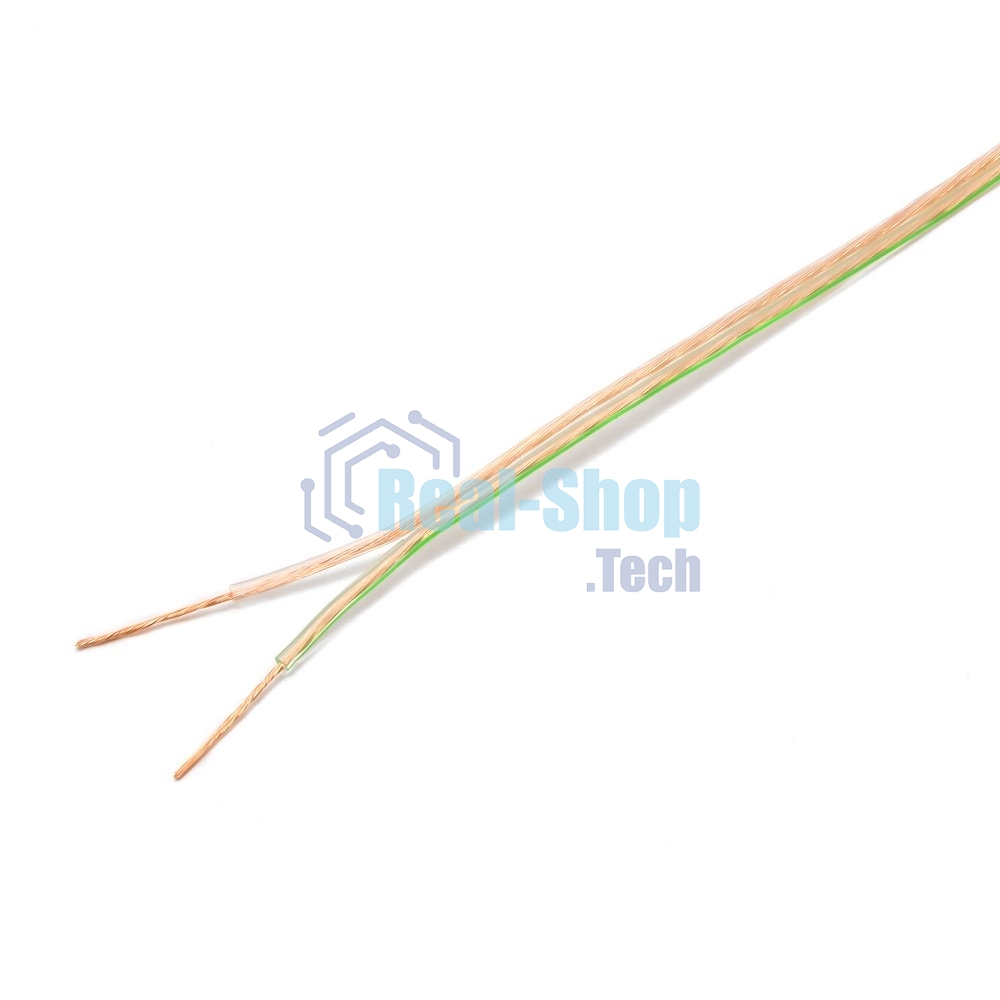 Акустический кабель Cablexpert CC-TC2x0,5-15M, прозрачный, 15 м, бухта