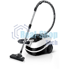 Пылесос Bosch BWD421PRO белый/черный, 230/2100 Вт, уборка влажная/сухая, пылесборник мешок/контейнер 5 л