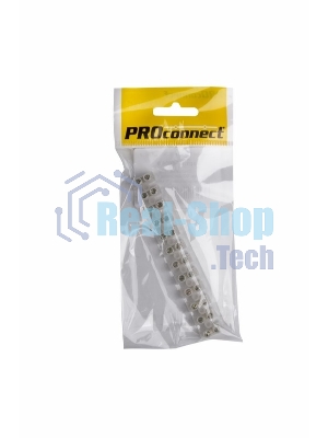 Колодка клеммная КВ-6 PROconnect, 6А, 6 мм², индивидуальная упаковка, 1 шт.