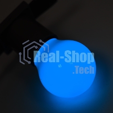 Лампа светодиодная Neon-night d-45 3 LED 1Вт шар E27 25лм 220В синий