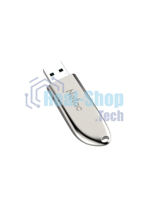 Флешка USB Netac U352 128Gb NT03U352N-128G-20PN, USB 2.0, с колпачком, металлическая