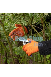 Перчатки в наборе Palisad 5 пар, цвета в ассортименте, ПВХ точка, L,