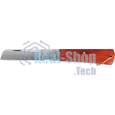 Нож складной Sparta 200 мм, прямое лезвие, деревянная ручка