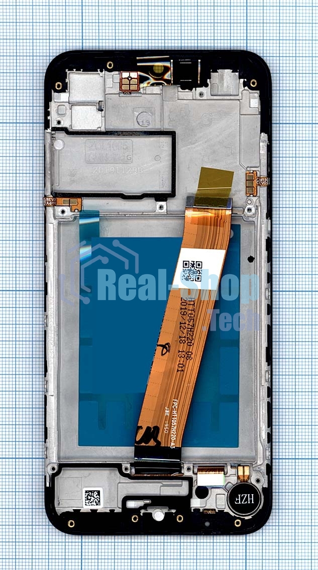 Дисплей для Samsung Galaxy A01 SM-A015F (узкий разъем) черный