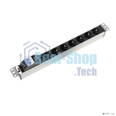 Блок распределения питания ЦМО R-16-7S-A-440-K гор.размещ. 7xSchuko базовые 16A C14