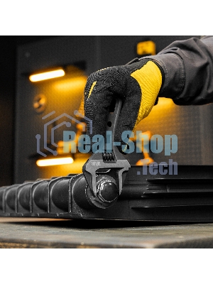 Ключ разводной Denzel 135 мм, CrV, кованый, укороченная рукоятка