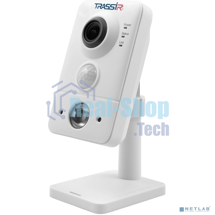 Камера видеонаблюдения IP Trassir TR-D7121IR1 v6 1.9-1.9мм цв. корп.:белый