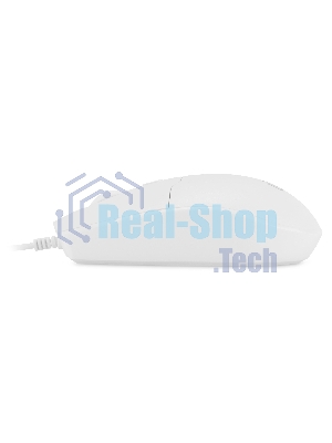 Мышь проводная Oklick 147M белый, 2000 dpi, USB, кнопки - 4