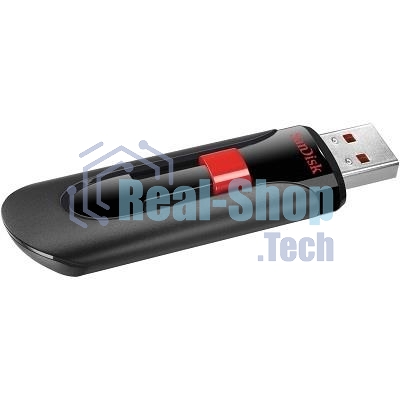 Флешка USB Sandisk 64Gb Cruzer Glide SDCZ60-064G-B35 USB 2.0 черный/красный