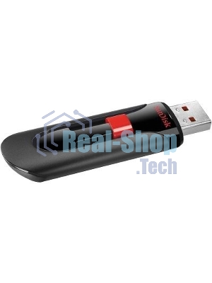 Флешка USB Sandisk 64Gb Cruzer Glide SDCZ60-064G-B35 USB 2.0 черный/красный