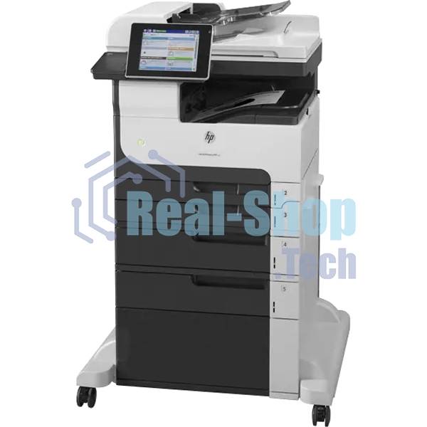 МФУ лазерное HP LaserJet Enterprise MFP M725f, лазерный принтер/сканер/копир/факс A3, 40ppm, 1200dpi, 1024Mb, 320Gb HDD, 5 trays 100+250+250+500+500, Cabinet, ADF100, Duplex, USB/LAN/FIH, Color LCD20i, 1y warr, repl. Q7830A M5035x, Q7831A M5035xs)