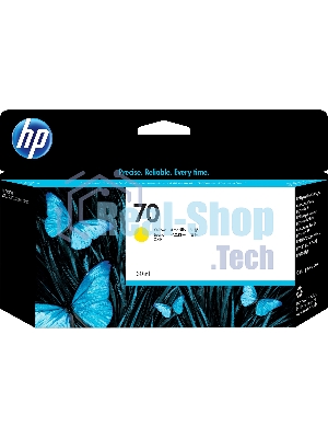 Картридж струйный HP №70 C9454A желтый для HP DJ Z2100/Z3100 (130мл)