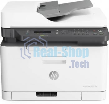 МФУ лазерное HP Color LaserJet 179fnw (4ZB97A), А4, цветной, печ. до 18 стр/мин. (ч/б) до 4 стр/мин. (цвет), скан. до 15 стр/мин. (ч/б) 6 стр/мин. (цвет), 600x600dpi, USB, RJ-45, Wi-Fi, Air Print, Mopria