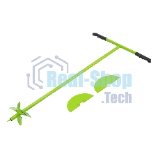 Бур лопастной со сменными ножами Сибртех, 1000 мм, диаметр 150 мм, 200 мм