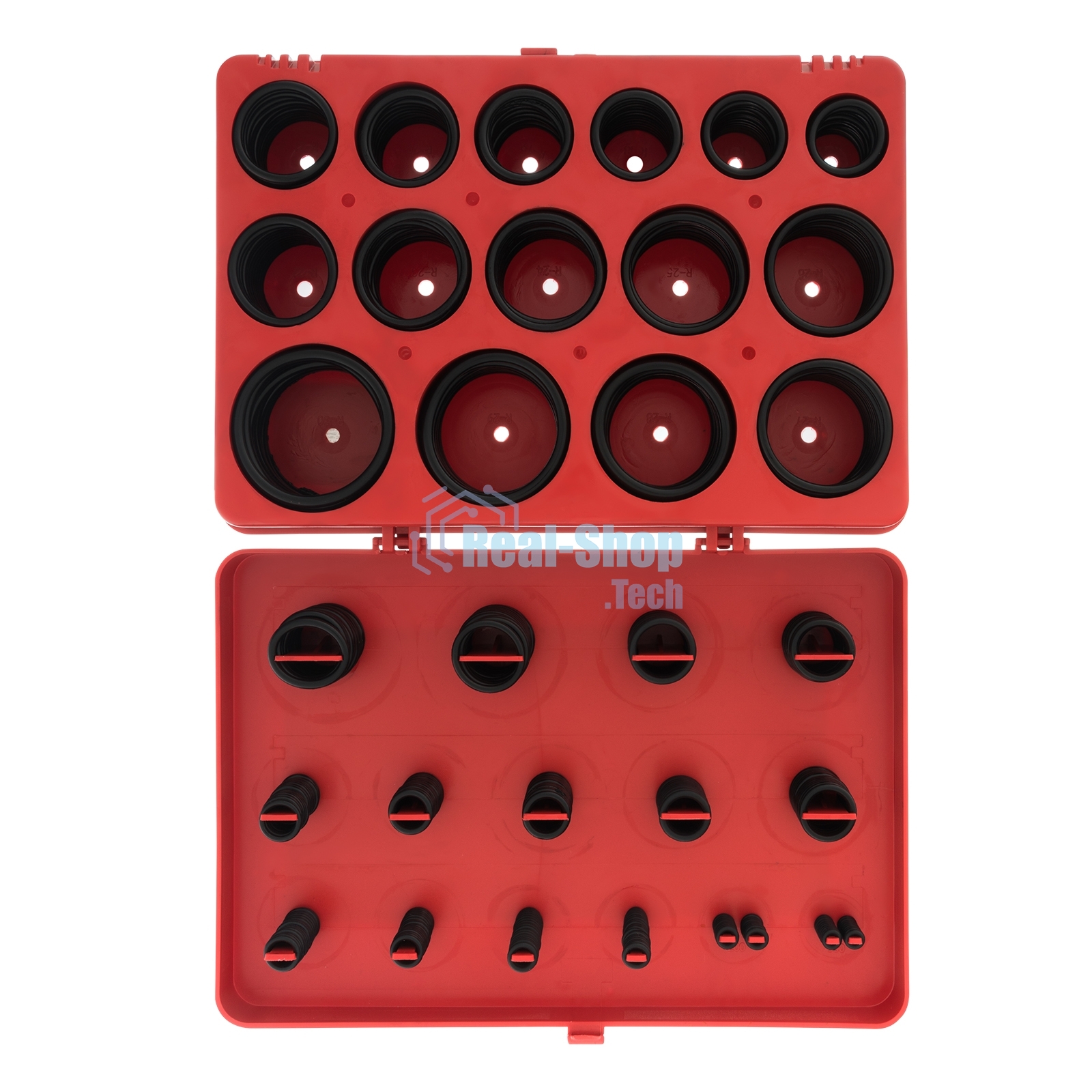 Набор резиновых уплотнительных прокладок Сибртех, D 7 - 53 мм, 404 предметов