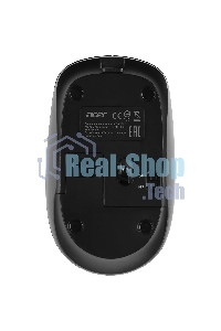 Мышь беспроводная Acer OMR307 черный, 1600 dpi, радиоканал, USB, кнопки - 4