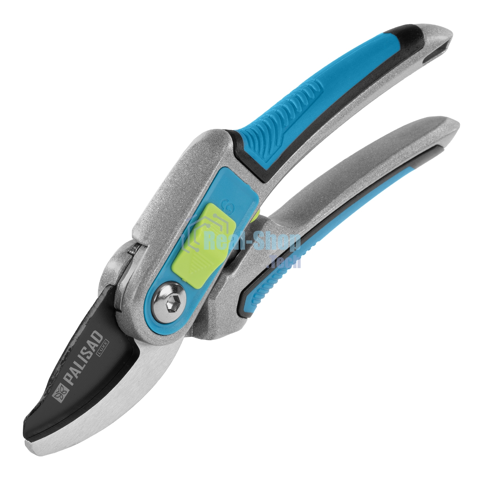Секатор прямого реза Palisad LUXE 215 мм, регулировка захвата, трехкомпонентные рукоятки
