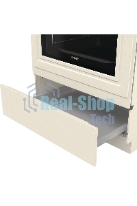 Плита комбинированная Gorenje GKS6C71CLI бежевый, конфорок 4 газовых, духовка 71 л, 60 см x 85 см x 60 см