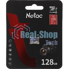 Флеш карта microSDHC 128Gb Netac P500 ULTRA NT02P500ULT-128G-S (без SD адаптера) 100Mb/s