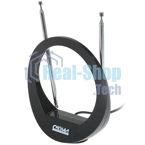 Антенна комнатная DVB-T и ДМВ+МВ активная Сигнал SAI 615