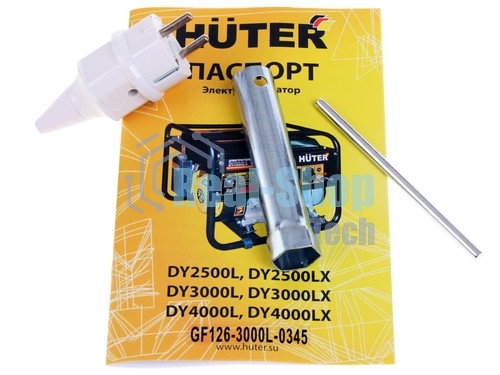 Электрогенератор бензиновый Huter DY3000L, 2.8 кВт, 67 дБ, 39 кг