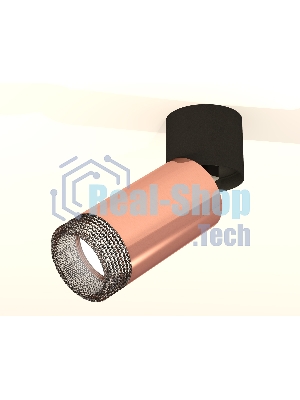 Светильник Ambrella Light XM6326041 PPG/BK/BK золото розовое полированное/черный/тонированный (A2221, C6326, N6151)