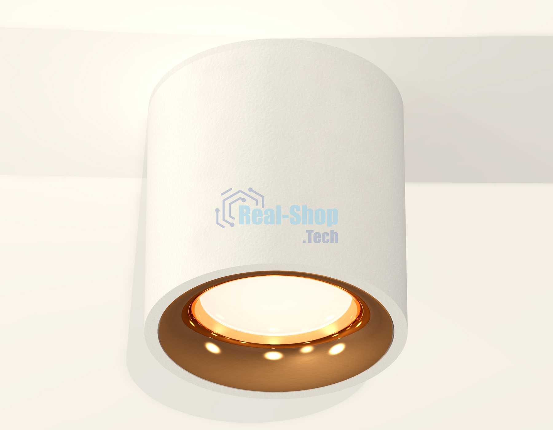 Светильник Ambrella Light XS7531024 SWH/PYG белый песок/золото желтое полированное MR16 GU5.3 (C7531, N7014)