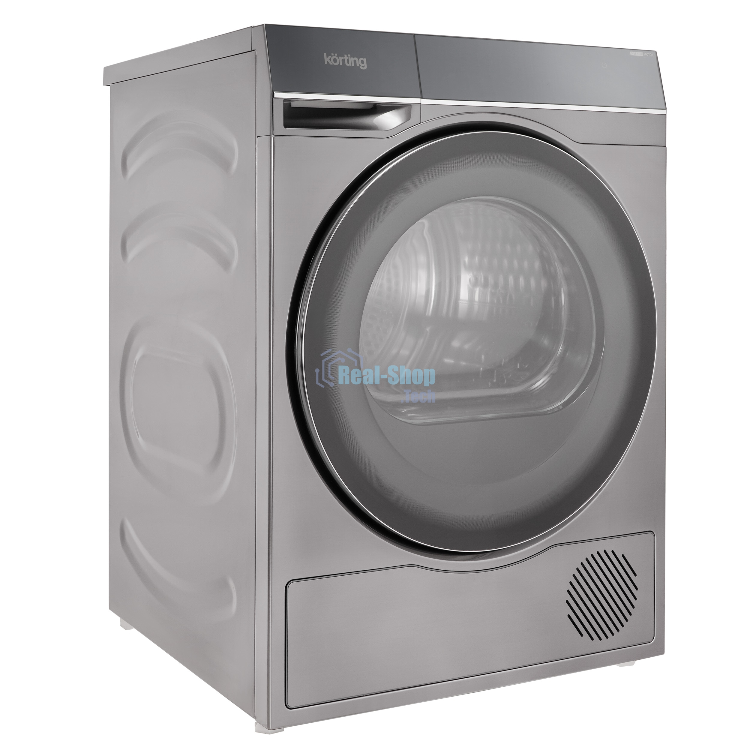 Сушильная машина Korting KD 69IHP10 An антрацит, 10 кг, сушка - конденсационная, программ - 12, 59.5 x 85 x 62.7 см