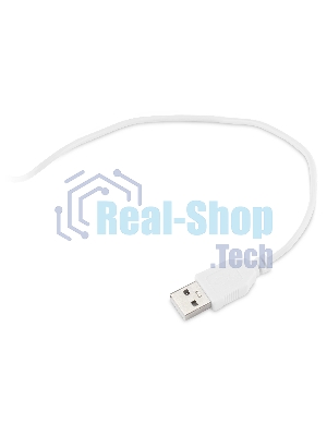 Мышь проводная Oklick 147M белый, 2000 dpi, USB, кнопки - 4